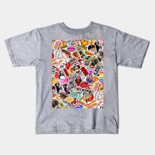 Sticker Bomb Sheet Kids T-Shirt